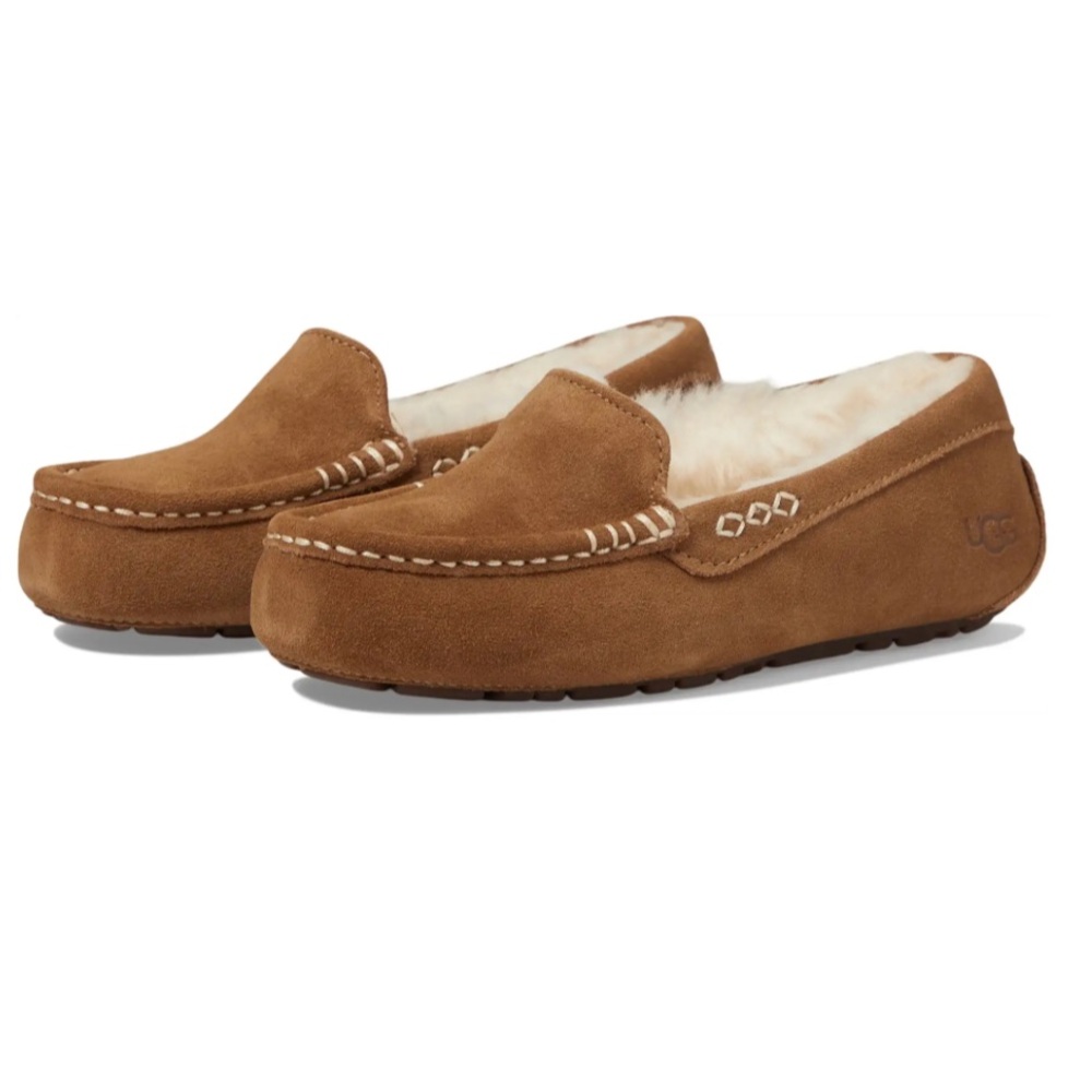 New / UGG~Tan Suede Loafers / Ansley Slipper~Ultimate In Luxury & Comfort - Picture 16 of 16